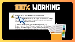 EASY FIX For "Some Sites Do Not Allow Requesting The Same File Twice  Error"