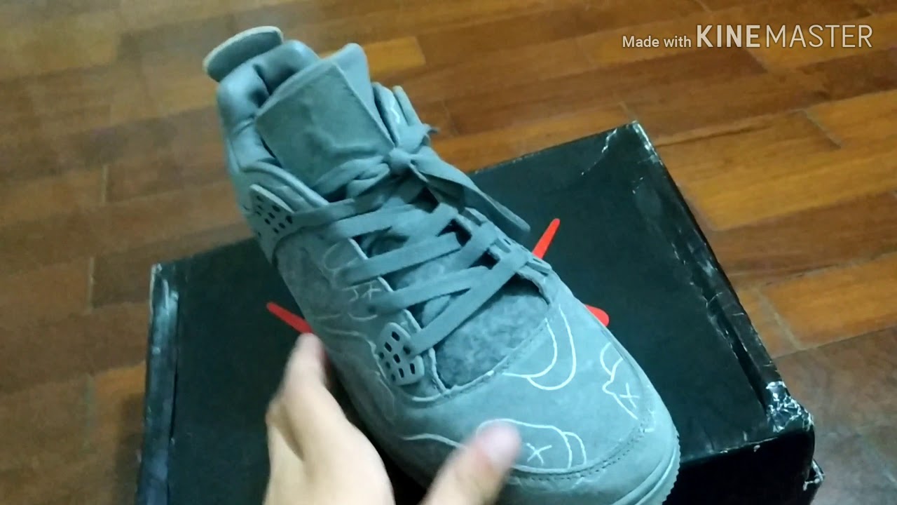 UMBOXING Do Jordan Retro 4 X KAWS MERCADO LIVRE YouTube