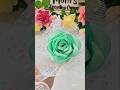 Green Ribbon Rose 🌿🌹 Unique & Easy DIY Flower #Shorts #diy