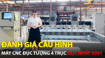 Cấu hình máy CNC đục tượng 4 trục HOT NHẤT 2021 | CNC Đông Phương Hà Nội