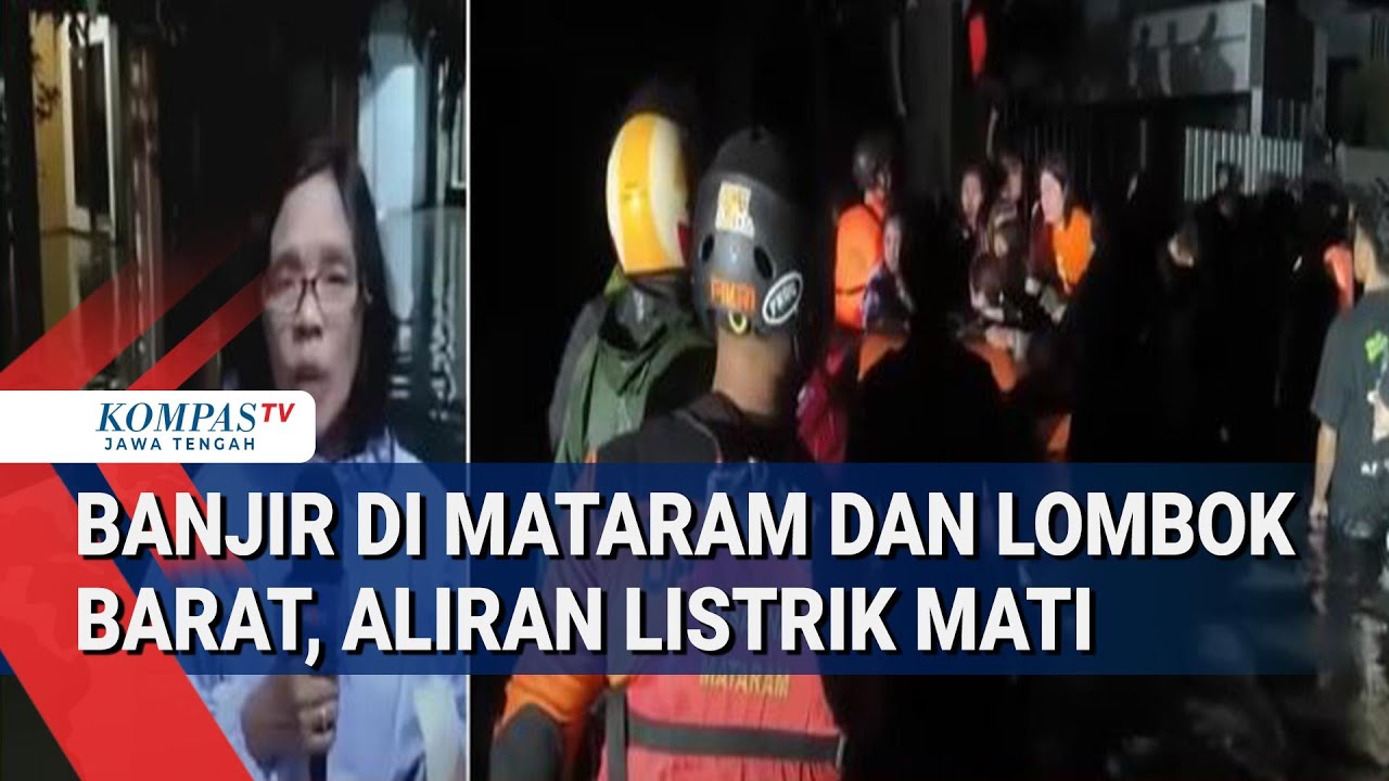 Banjir di Mataram dan Lombok Barat, Aliran Listrik Mati