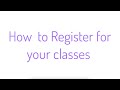 Costaatt how to register for classes
