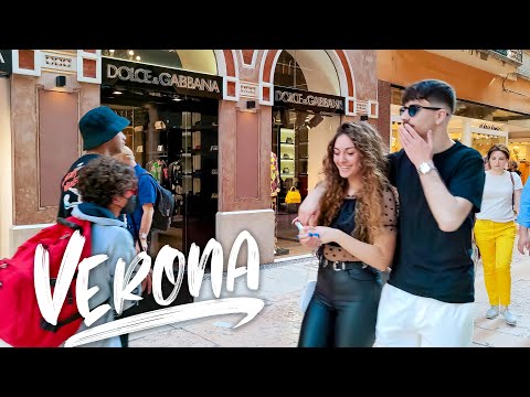 FABULOUS VERONA. Italy - 4k Walking Tour around the City - Travel Guide. trends, moda #Italy