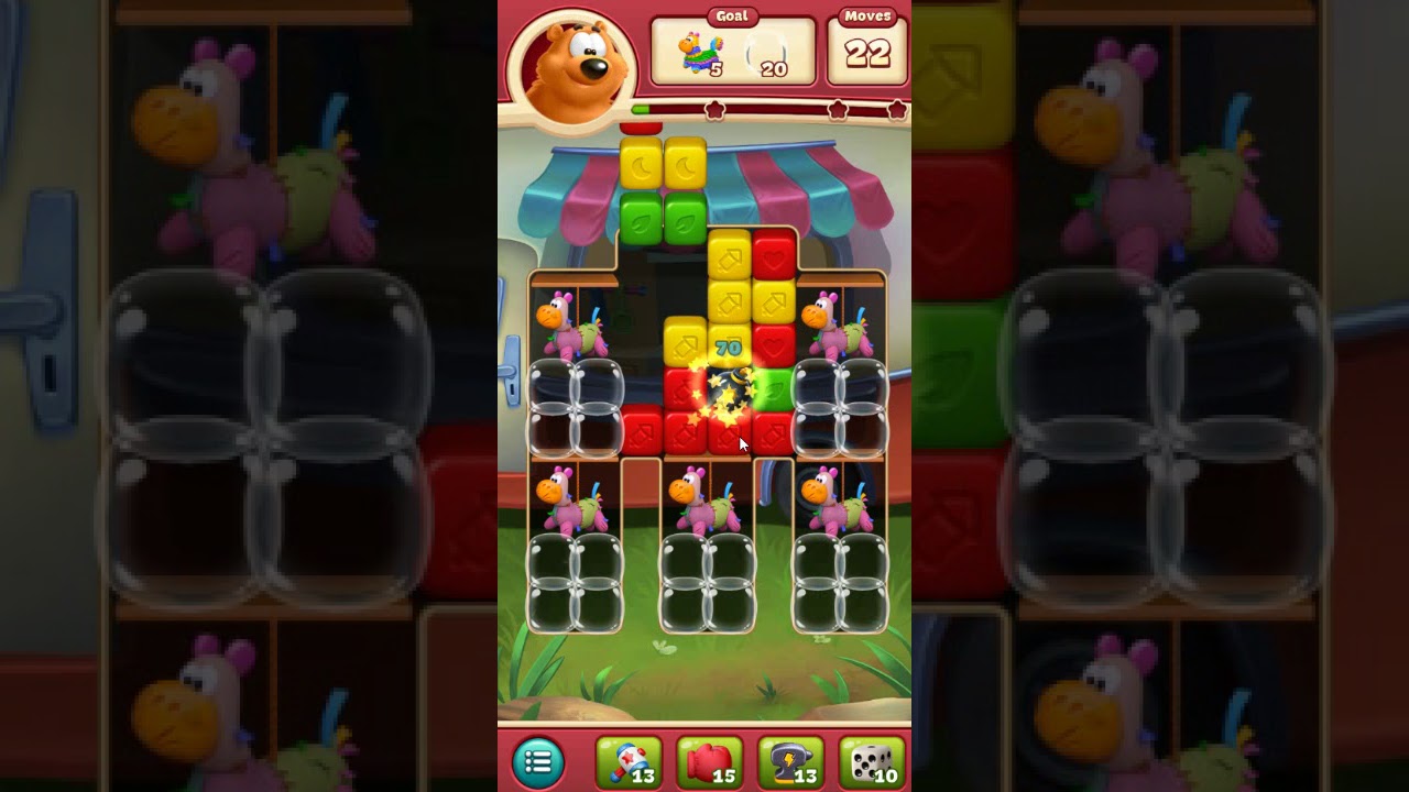 Toon Blast level 214 no boosters 😈