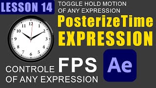 Posterize Time Expression l After Effects Expression Training Lesson 14