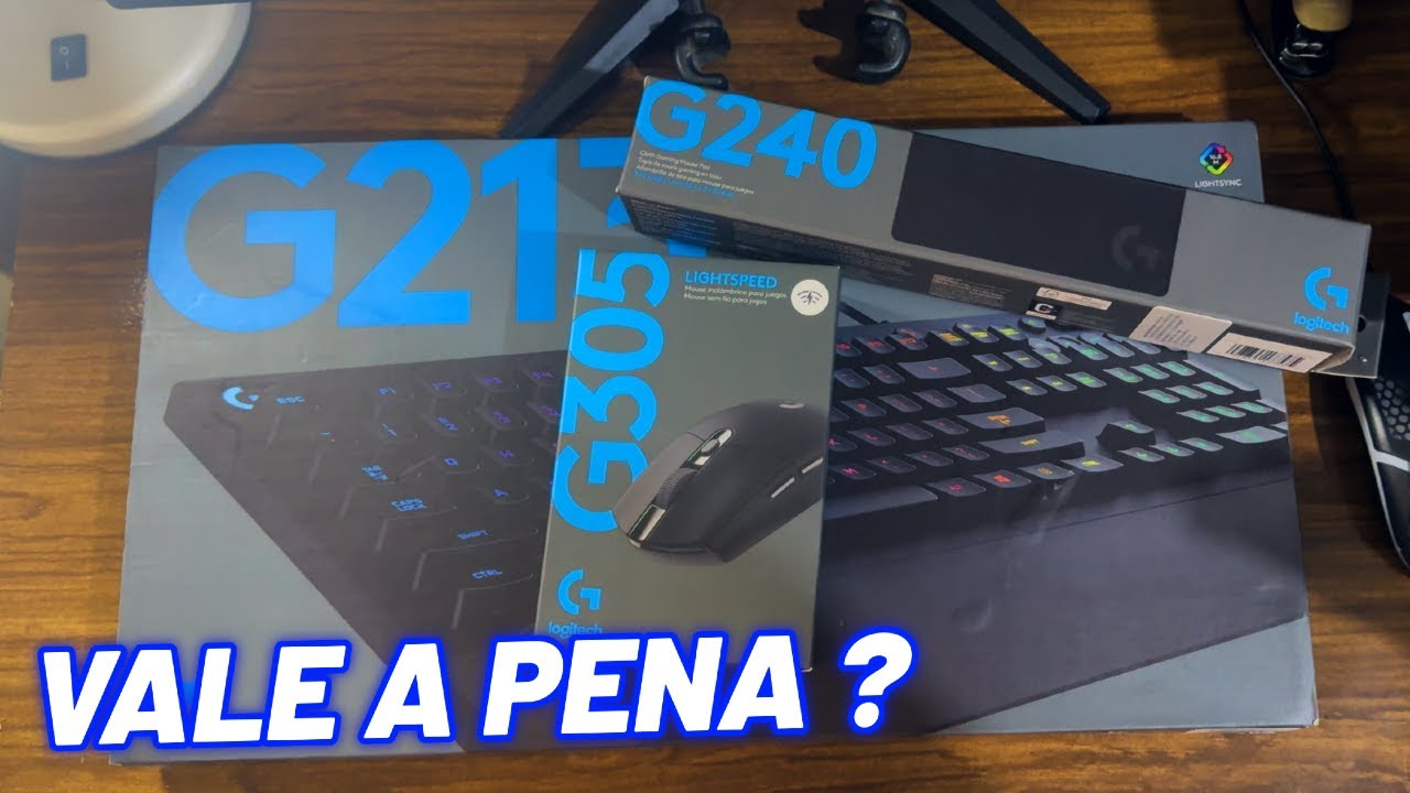 UNBOXING KIT GAMER LOGITECH - VALE A PENA ? - YouTube