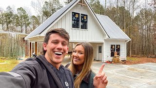 BUILDING A TINY HOME - Moving Into Perfect 500 SqFt  House as Newlyweds!!