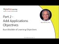 Part 2 of 7: Add Applications Objectives