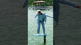 春天就要快乐的在水上蹦跶呀#pumpfoil #hydrofoil #foil #supfoil #sport