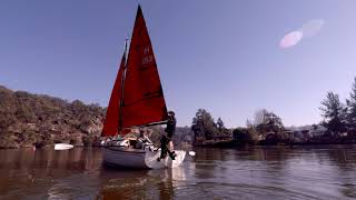 Hawkesbury River Raid. Sailing and rowing the Cygnet 20