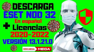 DESCARGAR ESET NOD32 MAS LICENCIA GRATIS DE POR VIDA - 2021- 2022