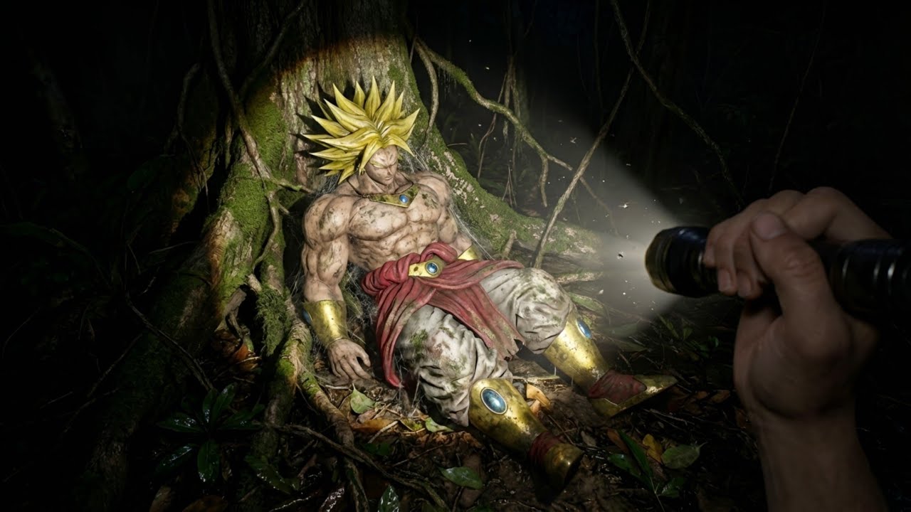I Found Dragon Ball Characters Lying Under Trees | Jungle Night Horror 2026 