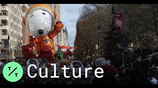 Balloons Take Flight at Macy's Thanksgiving Day Parade Despite Wind Alert