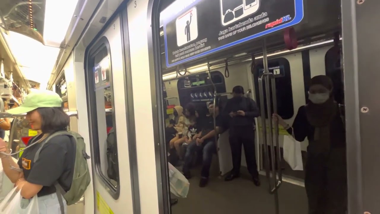 RapidKL Bombardier Innovia ART 200 (91): KLCC to Pasar Seni.