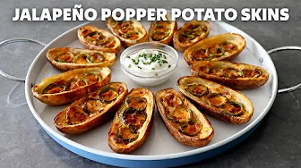 Jalapeno Popper Potato Skins | Food Wishes