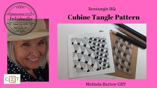 Cubine Tangle Art Lesson #454