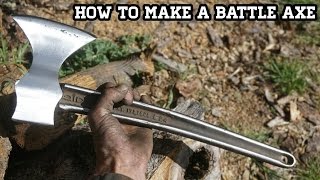 Make Custom Battle Axe With Wrench Handle