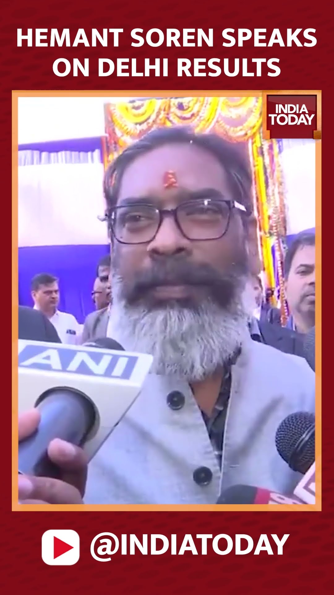 Jharkhand CM Hemant Soren Speaks On Delhi Election Results | Delhi Elections 2025 | #shorts