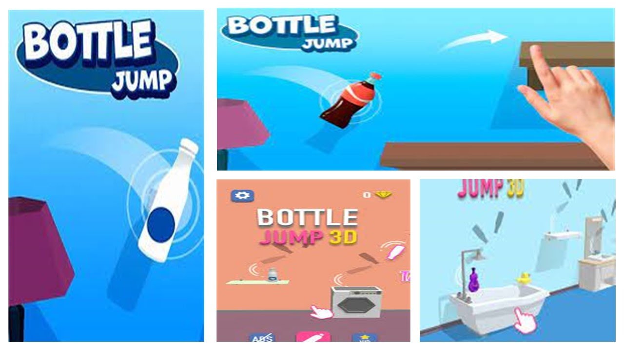 Bottle Jump 3D , Let's Play Game YouTube