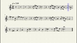 Alto Saxophone Play Along - Married Life (from Up)