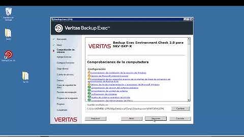 VERITAS BACKUP EXEC - Upgrade version 16 a 20