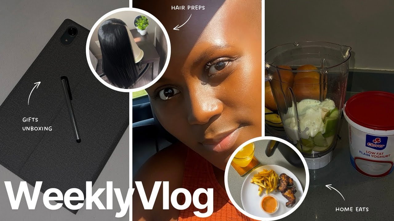 Weekly Vlog: Gifts, Netball, Hair Install, Cooking & Unboxing|Tetfu M