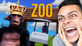 Monkey Takes Over Zoo Zookeeper Simulator