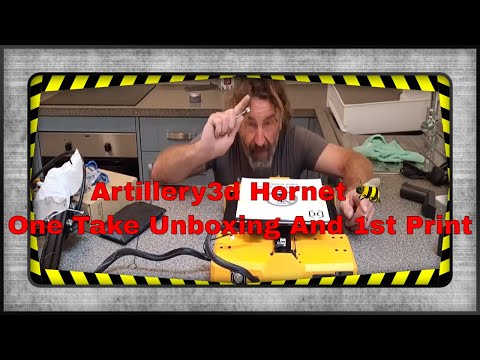 Maybe the last Artillery3d Hornet unboxing video you will ever see
