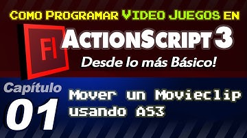 1. Mover un Movieclip con AS3 | Hacer Juegos en Flash AS3
