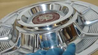 OEM 1957 Cadillac HUBCAP RIM WHEEL COVER WITH CENTER CAP #005