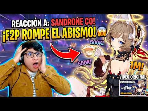 ¡SANDRONE F2P ROMPE EL ABISMO Y ESTIGIA! 😱 Reacción al mejor equipo de 4 estrellas |