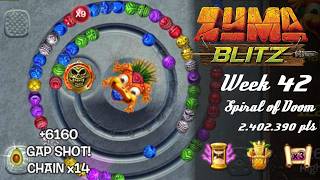 Zuma Blitz - Week 42 - Spiral of Doom (2.402M)