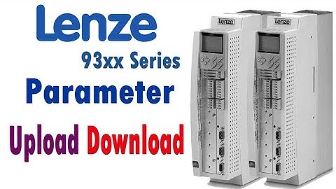 Lenze Evs93xx VFD Parameter Upload & Download/ parameter copy VFD from Keypad, & Keypad from VFD