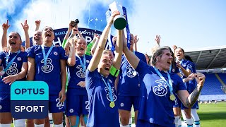 CHELSEA CHAMPIONS: Blues lift WSL trophy on final day of the season