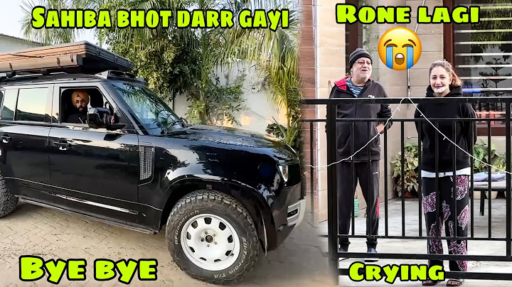 Sahiba ko Bye bol kar nikal gaye 😣 Rone lag gayi vo 😭 sara Surprise mitti ho gaya 😰