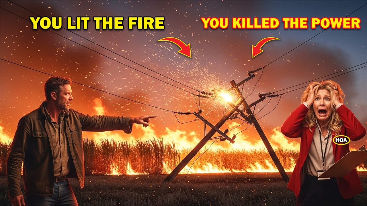 HOA Karen Torched My Sugarcane — But Panicked When the Fire Took Down Their Power Lines