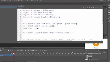 Playing, Stopping, and Pausing Sounds in AS3.0  page 301