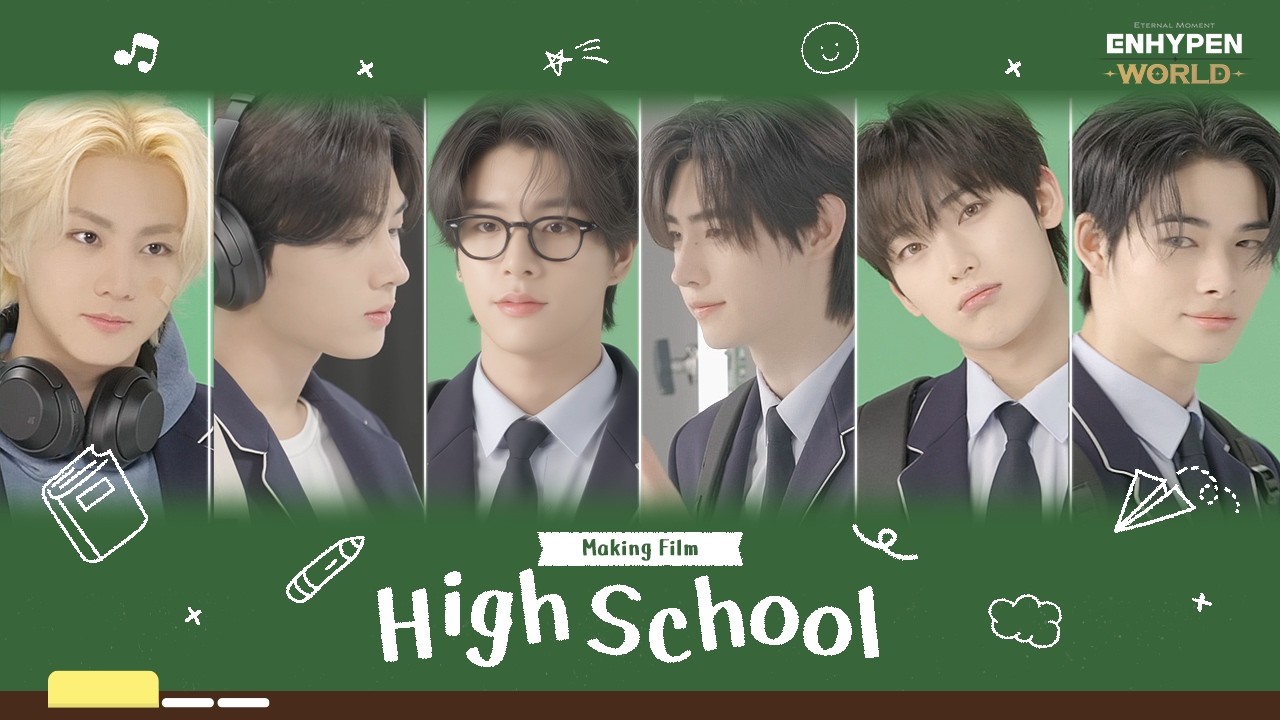 ENHYPEN WORLD HIGH SCHOOL SPECIAL ジョンウォン 🎞 Making Film : High School | ENHYPEN WORLD - YouTube