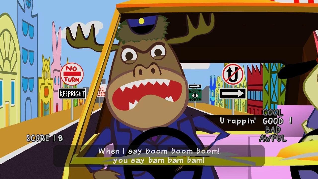 PaRappa The Rapper / Car Rap - Good - YouTube