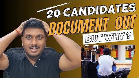 SSB Document Out ? | SSB BHOPAL | SSC Tech #indianarmy #ssbinterview