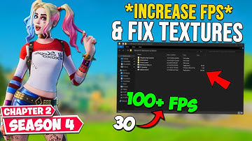 How To Increase FPS in Fortnite - Reduce Input Delay & Fix Lag (Chapter 2 Season 4)