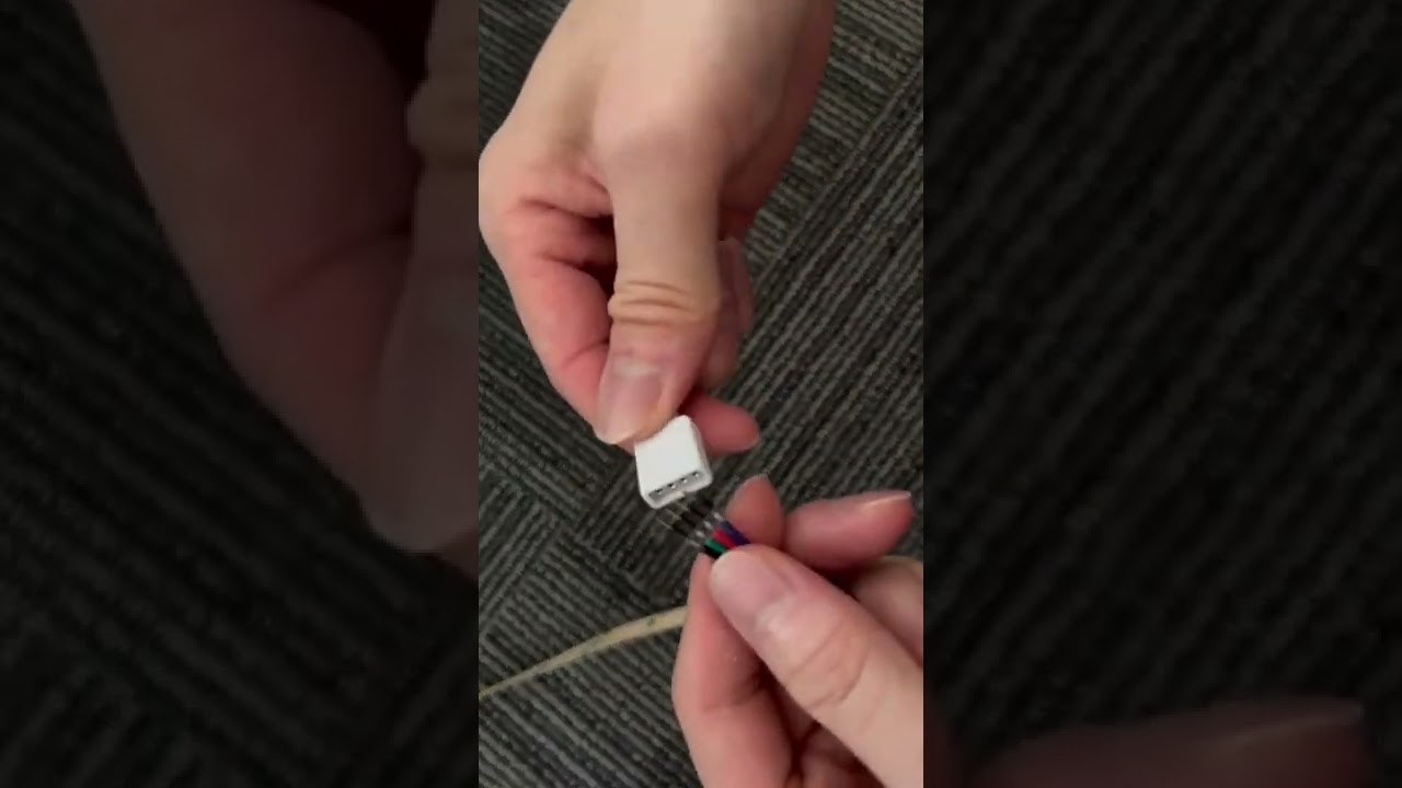 How to Connect the RGB LED strip to controller