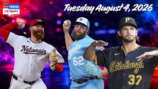Trend or Trap | MLB Betting Trends for Tuesday, August 4, 2026 ⚾🔥