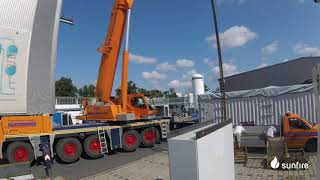 GrInHy2.0 Sunfire delivers the world’s largest High-Temperatur Electrolyzer to Salzgitter Flachstahl