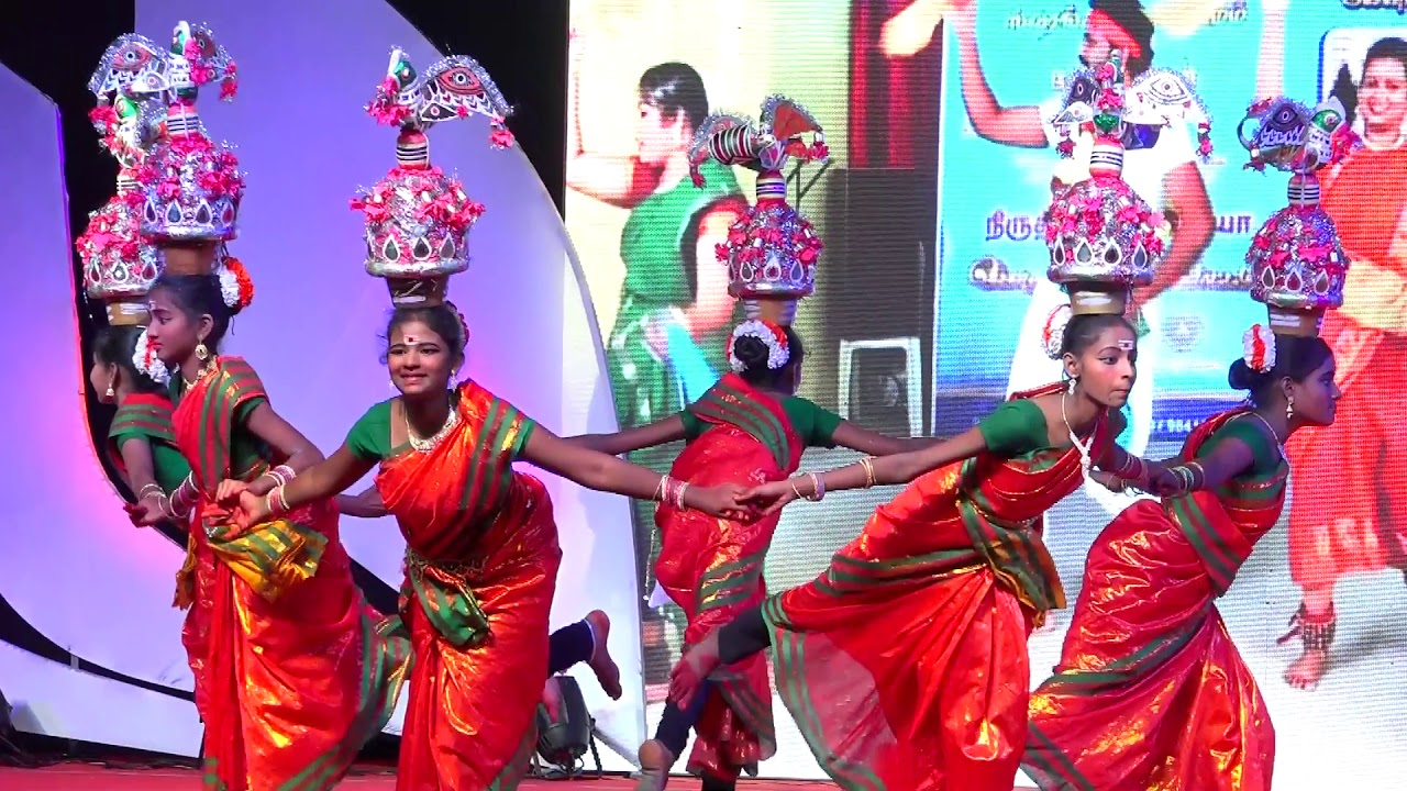 Tamil folk Dance  Karakattam Kavadiyattam Thappattam