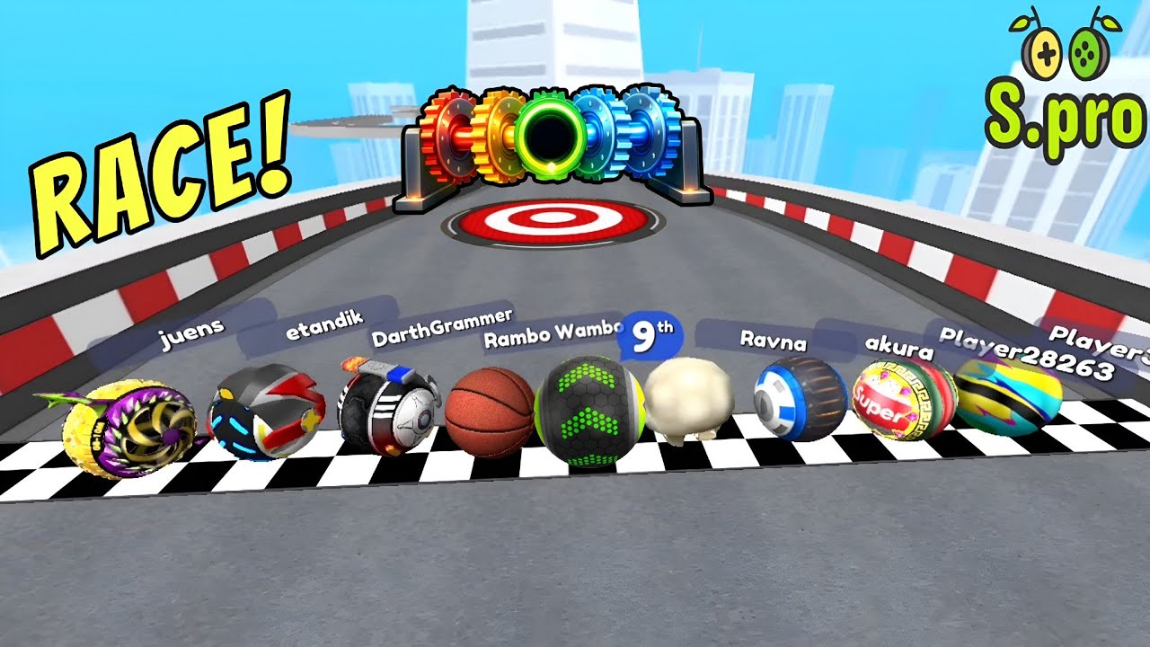Going Balls - Speedrun Epic Race 595 ᯓ⚽︎ #goingballs #gameplay #marblesrace