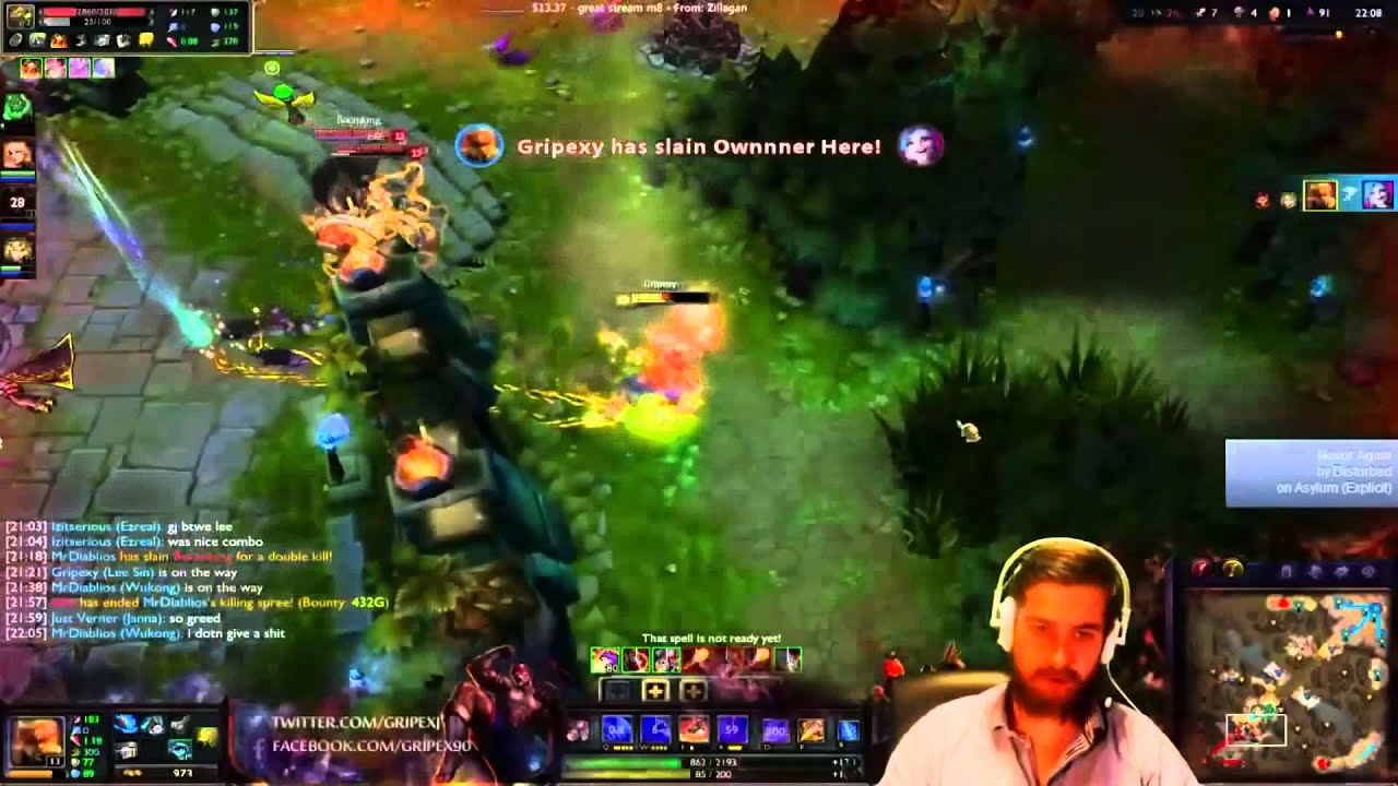 Best Moments of Gripex90- lee sin