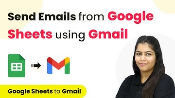 How to Send Emails from Google Sheets using Gmail | Google Sheets to Gmail
