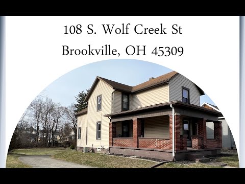 108 S Wolf Creek St, Brookville, OH home video tour