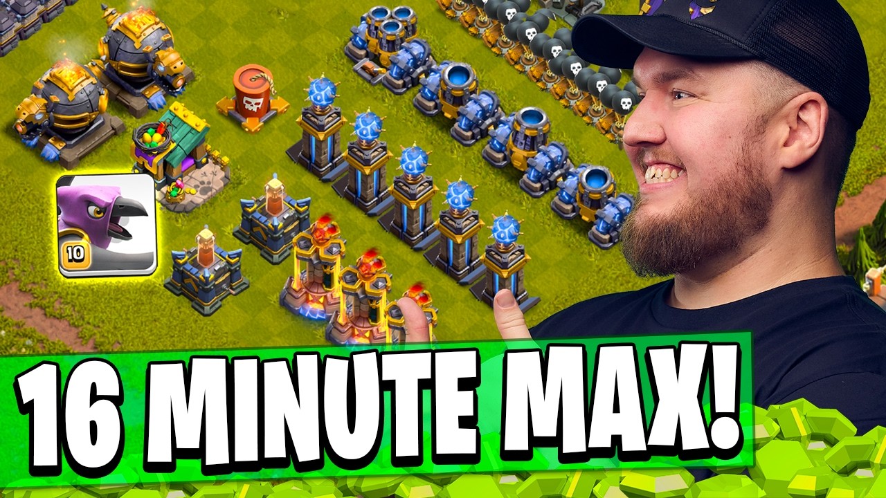 Maxing The February Update in 16 Minutes! (Clash of Clans)